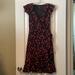 J. Crew Dresses | Jcrew Cherry Print Faux Wrap Dress | Color: Black/Red | Size: 00