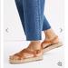 Madewell Shoes | Madewell Malia Espadrille Sandal Size 9 Brown Bnib | Color: Brown/Tan | Size: 9