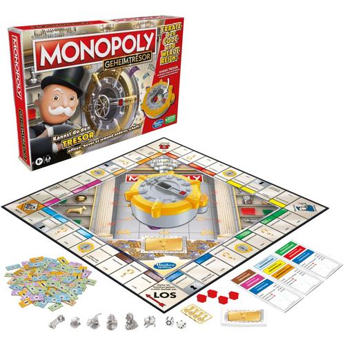 Hasbro Spiel Monopoly Geheimtresor bunt Kinder Strategiespiele Gesellschaftsspiele