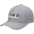 Men's King Apparel Heathered Gray Staple Curved Peak Adjustable Hat