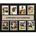 Pittsburgh Steelers Super Bowl XLIII Champions 12'' x 15'' Team Plaque