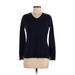 Croft & Barrow Pullover Sweater: Blue Tops - Women's Size X-Small