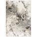Gray/White 114 x 96 x 0.4 in Area Rug - Rizzy Home Abstract Area Rug in White/Gray/Beige Polypropylene | 114 H x 96 W x 0.4 D in | Wayfair
