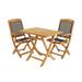 Red Barrel Studio® Solid Wood Patio Folding Chair in Brown | 37.25 H x 22.75 W x 23 D in | Wayfair 33600CE018684DE09A729E6405C1A7FF