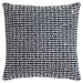 Dakota Fields 20" X 20" Shivansh Blue & White Weave Cotton Zippered Pillow Polyester/Polyfill blend in Blue/White | 20 H x 20 W x 6.25 D in | Wayfair