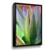 Latitude Run® Succulent At Sunset - Floater Frame Graphic Art on Canvas Canvas, Glass in Green/Red | 16 H x 24 W x 2 D in | Wayfair