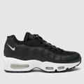 Nike air max 95 trainers in black & white