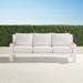 Calhoun Sofa with Cushions in Matte White Aluminum - Glacier, Standard - Frontgate