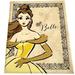 Disney Wall Decor | Disney Artissimo Wall Art Belle | Color: Black/Gold | Size: 8 X 10 Inches