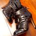 Jessica Simpson Shoes | Jessica Simpson Emelia Womens 4" Black Open Toe Sandals/Heels Size 7m | Color: Black | Size: 7