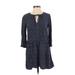 Old Navy Casual Dress - A-Line: Blue Polka Dots Dresses - Women's Size X-Small