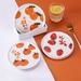 Umber Rea 6 Piece Placemat Set Melamine in Orange/Red/White | 6.6 W x 6.6 D in | Wayfair 04LLQ7327U2MP69I3A