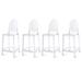 Orren Ellis 30" Seat Height Bar Stools Barstools For Dining Kitchen Hotel Plastic/Acrylic | 42 H x 20 W x 19 D in | Wayfair
