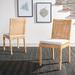 Bayou Breeze Monarrez Cane Dining Chair W/Cushion Wood in Brown | 39 H x 22 W x 19 D in | Outdoor Dining | Wayfair D89E52A58DEA45FE84A73DE8553A71F7