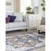 White 36 x 24 x 0.33 in Area Rug - Langley Street® Hyler Runner Renaissance Moroccan Machine Made Power Loom 2'x6 Indoor Area Rug in Blue/Green/Brown | Wayfair