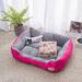 Tucker Murphy Pet™ Cecele Four Seasons Candy Bolster Cotton in Red | 6 H x 35.5 W x 27.5 D in | Wayfair 64ED30C23F09409A8B179A8BDA53EA98