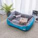 Tucker Murphy Pet™ Cecele Four Seasons Candy Bolster Cotton in Blue | 6 H x 31.5 W x 23.5 D in | Wayfair 46E507CE977346EEA79B86865C43F022