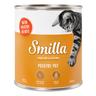 6x800g Tender Poultry with Poultry Hearts Smilla Wet Cat Food