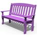 Poly Lumber 5' English Garden Bench