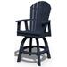 Poly Lumber Adirondack Swivel Bar Chair