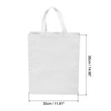 38x30cm Reusable Gift Bags 10Pcs Non-Woven Grocery Tote Bag for Travel