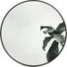 Round Mirror, Circle Mirror 16 Inch, Black Round Wall Mirror Suitable Brushed Aluminum Frame Large Circle Mirrors for Wall