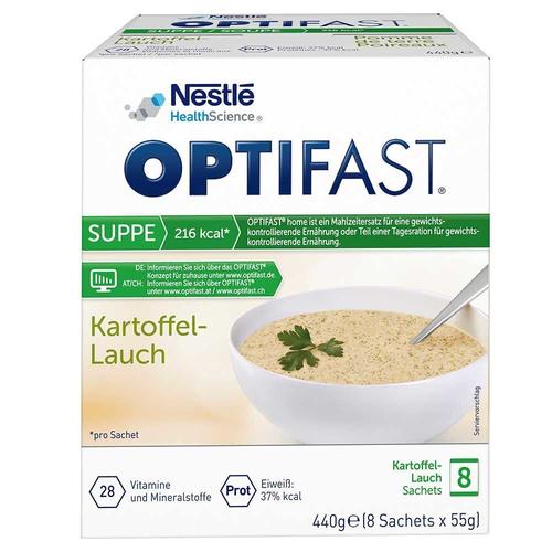 3x Optifast Suppe Kartoffel-Lauch Pulver 3x8x55 g