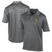 Men's Champion Gray SUNY Brockport Golden Eagles Textured Solid Polo
