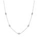 Giani Bernini Jewelry | Cubic Zirconia Station Statement Necklace In Sterling Silver, 16" +2" Extender | Color: Silver | Size: Os
