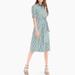 J. Crew Dresses | Nwt J.Crew Green Striped Tie Waist Shirt Dress | Color: Green/White | Size: 0