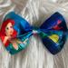 Disney Accessories | Disney Bow Hair Clip | The Little Mermaid | Color: Blue | Size: Os