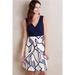 Anthropologie Dresses | Anthro Hd In Paris Blue And White Ardmore Dress | Color: Blue/White | Size: 6