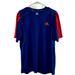 Adidas Shirts | Adidas 3 Stripe Climalite Mens T Shirt, Size Large | Color: Blue/Red | Size: L