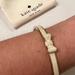 Kate Spade Jewelry | Kate Spade New York Bow Tie Bracelet | Color: Gold/White | Size: Os