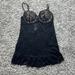 Jessica Simpson Intimates & Sleepwear | Jessica Simpson Lace Teddy Size Small | Color: Black/Cream | Size: S