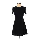 Trafaluc by Zara Casual Dress - A-Line: Black Print Dresses - Women's Size Small