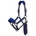 LeMieux Vogue Halter & Lead - Cob - Royal Blue/Navy - Smartpak