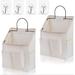 DASTINGO Wall Storage Organizer w/ Wall Baskets in White | 14.9 H x 9 W x 4.3 D in | Wayfair 03QL7312ZGXGCU5OX