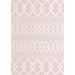 Pink 108 x 76 x 0.5 in Area Rug - RugPal Contemporary Jordalier Area Rug Color Cotton | 108 H x 76 W x 0.5 D in | Wayfair 1949273