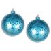 The Holiday Aisle® 2 Piece Solid Ball Ornament Set Plastic in Blue | Wayfair 94AB6BC4D9814B7B8D0904F1E0BA2A5B