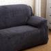 Eider & Ivory™ Sofa Slipcover 2-Seater & Thick Plush in Black/Brown | Wayfair C454EA09867B4FCEB3A4AFE72531C2ED