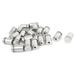 16mm x 25mm Stainless Steel Advertising Frameless Glass Standoff Pins 20pcs - Silver Tone