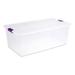 Sterilite 110 Qt Clear Storage Organization Box w/ Secure Latching Lid (16 Pack) - 16 Pack