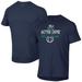 Men's Under Armour Navy Notre Dame Fighting Irish Baseball Icon Raglan Performance T-Shirt