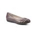 Women's Clara Flat by Cliffs in Brown Smooth (Size 8 1/2 M)