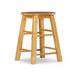 Counter & Bar Stool With Round Seat by Linon Home Décor in Natural (Size 29")