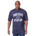 Men's Big & Tall NCAA Short-Sleeve Tee by NCAA in Penn State (Size XL)