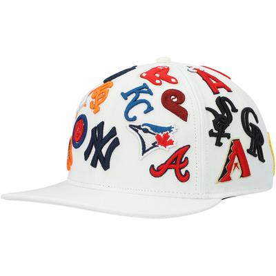 Men's Pro Standard White MLB League Wool Snapback Hat