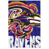 Baltimore Ravens Justin Patten Double-Sided Suede House Flag