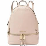 Michael Kors Bags | Michael Kors Rhea Zip Small Size Backpack Soft Pink Leather New Sealed | Color: Gold/Pink | Size: Small